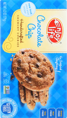 ENJOY LIFE: Handcrafted Crunchy Cookies Chocolate Chip, 6.3 oz
