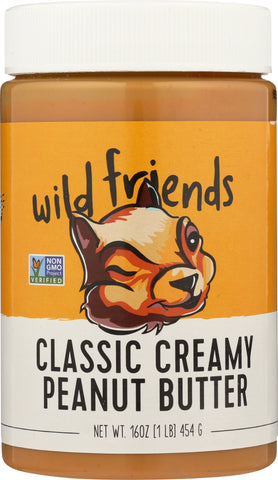 WILD FRIENDS: Peanut Butter Classic Creamy, 16 oz