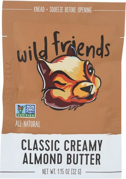 WILD FRIENDS: ALMOND BTR PKTS CREAMY (1.150 OZ)