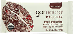 GOMACRO: BAR MOCHA CHOCOLATE CHIP (2.300 OZ)