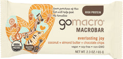 GOMACRO: BAR CHOCOLATE CHIP ALMOND BUTTER (2.300 OZ)