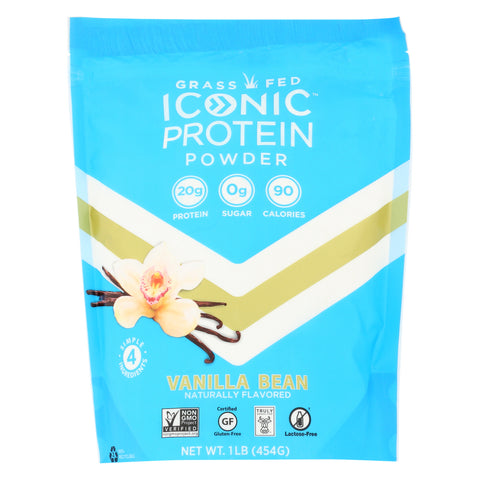 ICONIC: Protein Powder Vanilla Bean, 1 lb