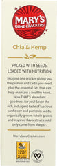 MARYS GONE CRACKERS: Super Seed Chia & Hemp Crackers, 5.5 oz