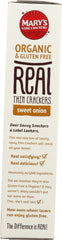 MARYS GONE CRACKERS: Organic Real Thin Crackers Gluten Free Sweet Onion, 5 oz