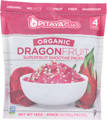 PITAYAPLUS: Organic Dragon Fruit Smoothie Packs, 14 oz