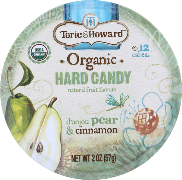 TORIE & HOWARD: Candy Tin Pear & Cinnamon, 2 oz