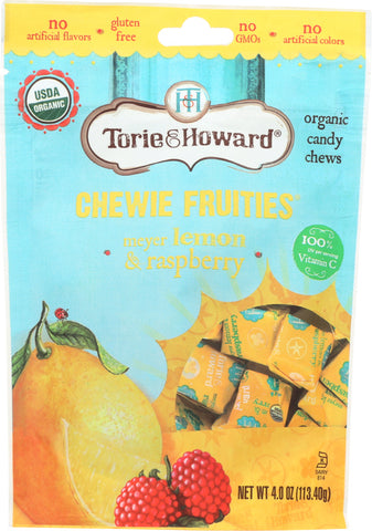 TORIE & HOWARD: Fruit Chews Lemon & Raspberry Orange Bag, 4 oz