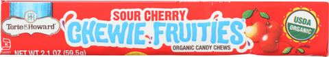 TORIE & HOWARD: Candy Fruit Chewie Sour Cherry Stick Original, 2.1 oz