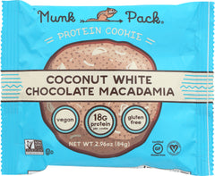 MUNK PACK: Cookie Protein Coconut White Chocolate, 2.96 oz
