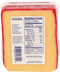 SCREAMING DUTCHMAN: Cheese Wedge Gouda Red Wax, 8 oz