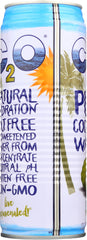 C20: Pure Coconut Water, 17.5 oz