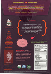 CURRY LOVE: Organic Massaman Curry Sauce, 8.8 oz