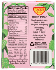 JACKS QUALITY: Organic Low Sodium Borlotti Beans, 13.4 oz