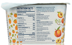 ICELANDIC PROVISIONS: Peach Cloudberry Skyr Yogurt, 5.3 oz