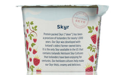 ICELANDIC PROVISIONS: Traditional Skyr Raspberry Yogurt, 5.30 oz