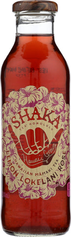 SHAKA TEA: Lemon Tea Lokelani Rose, 14 oz