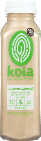 KOIA:  Coconut Almond Plant-Powered Protein Drink, 12 oz