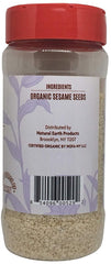 NATURAL EARTH: Hulled Organic Sesame Seeds, 8 oz