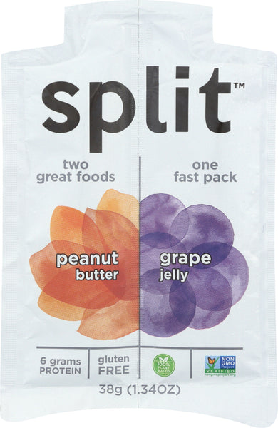 SPLIT NUTRITION: Squeeze Peanut Butter And Grape, 1.34 oz