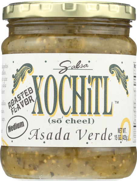 XOCHITL: Salsa Asada Verde Medium, 15 oz