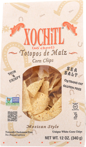 XOCHITL: Salted Tortilla Chips, 12 oz