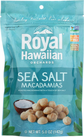 ROYAL HAWAIIAN ORCHARDS: Sea Salt Macadamias, 4 oz