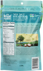 ROYAL HAWAIIAN ORCHARDS: Sea Salt Macadamias, 4 oz