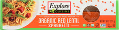 EXPLORE CUISINE: Organic Red Lentil Spaghetti, 8 oz