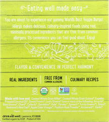 HILARY'S EAT WELL: Worlds Best Veggie Burger, 6.4 oz