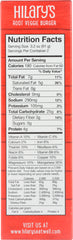 HILARY'S: Eat Well Organic Root Veggie Burger, 6.4 oz