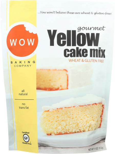 WOW BAKING: Mix Yellow Cake Gluten Free, 11 oz