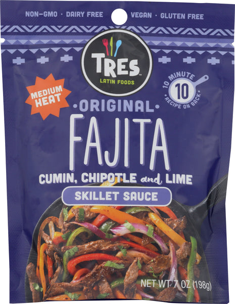 TRES LATIN FOODS: Sauce Original Fajita, 7 oz