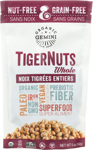 ORGANIC GEMINI: TigerNut Raw Snack, 5 oz
