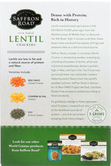 SAFFRON ROAD: CRACKER LENTIL RSMRY HERB (4.500 OZ)