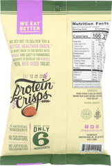 WE EAT BETTER: Crackers Crisps Protein, 2.75 oz