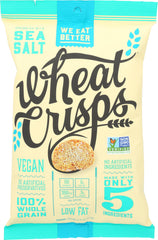 WE EAT BETTER: Crisps Wheat Sea Salt, 6.25 oz