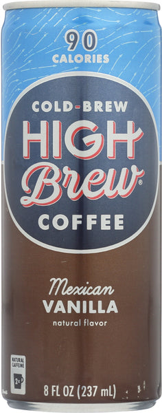 HIGH BREW: Cold-Brew Coffee Mexican Vanilla, 8 oz