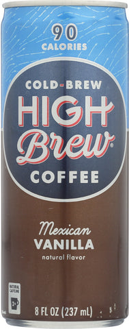 HIGH BREW: Cold-Brew Coffee Mexican Vanilla, 8 oz