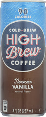HIGH BREW: Cold-Brew Coffee Mexican Vanilla, 8 oz