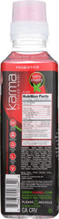 KARMA WELLNESS WATER: Probiotic Berry Cherry Beverage, 18 oz