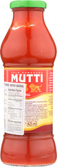 MUTTI: Passata Mutti Tomato Puree With Basil, 14 oz