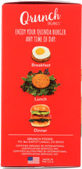 QRUNCH: Quinoa Burgers Spicy Italian, 10.8 oz