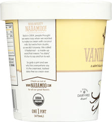 NADAMOO: Non-Dairy Ice Cream Vanilla…Ahhh, 16 oz