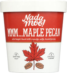 NADAMOO: Non-Dairy Ice Cream Mmm...Maple Pecan, 16 oz