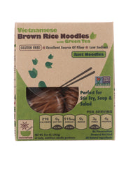 STAR ANISE FOODS: Vietnamese Brown Rice Noodles with Green Tea, 8.6 Oz