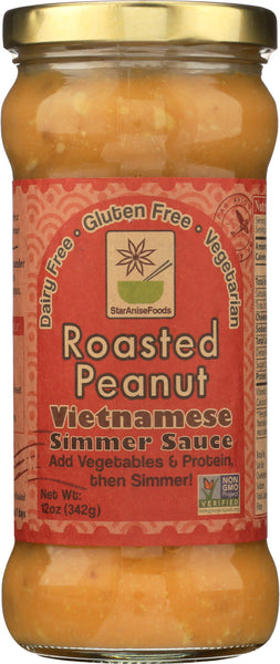 STAR ANISE: Vietnamese Roasted Peanut Simmer Sauce, 12 oz