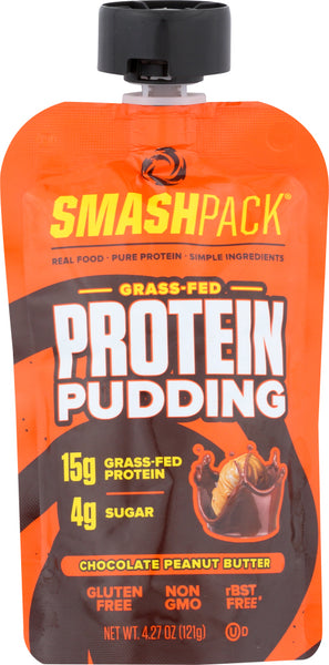 SMASH PACK: Protein Pudding Peanut Butter Chocolate, 4.27 oz