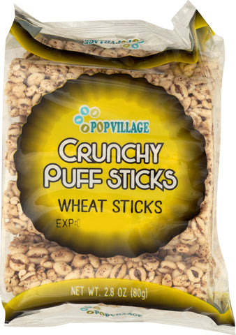 POPVILLAGE: Puff Sticks Wheat, 2.8 oz