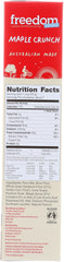 FREEDOM FOODS: Maple Crunch Cereal Gluten Free, 10.6 oz