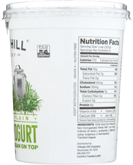 MAPLE HILL CREAMERY: Plain Yogurt, 32 oz